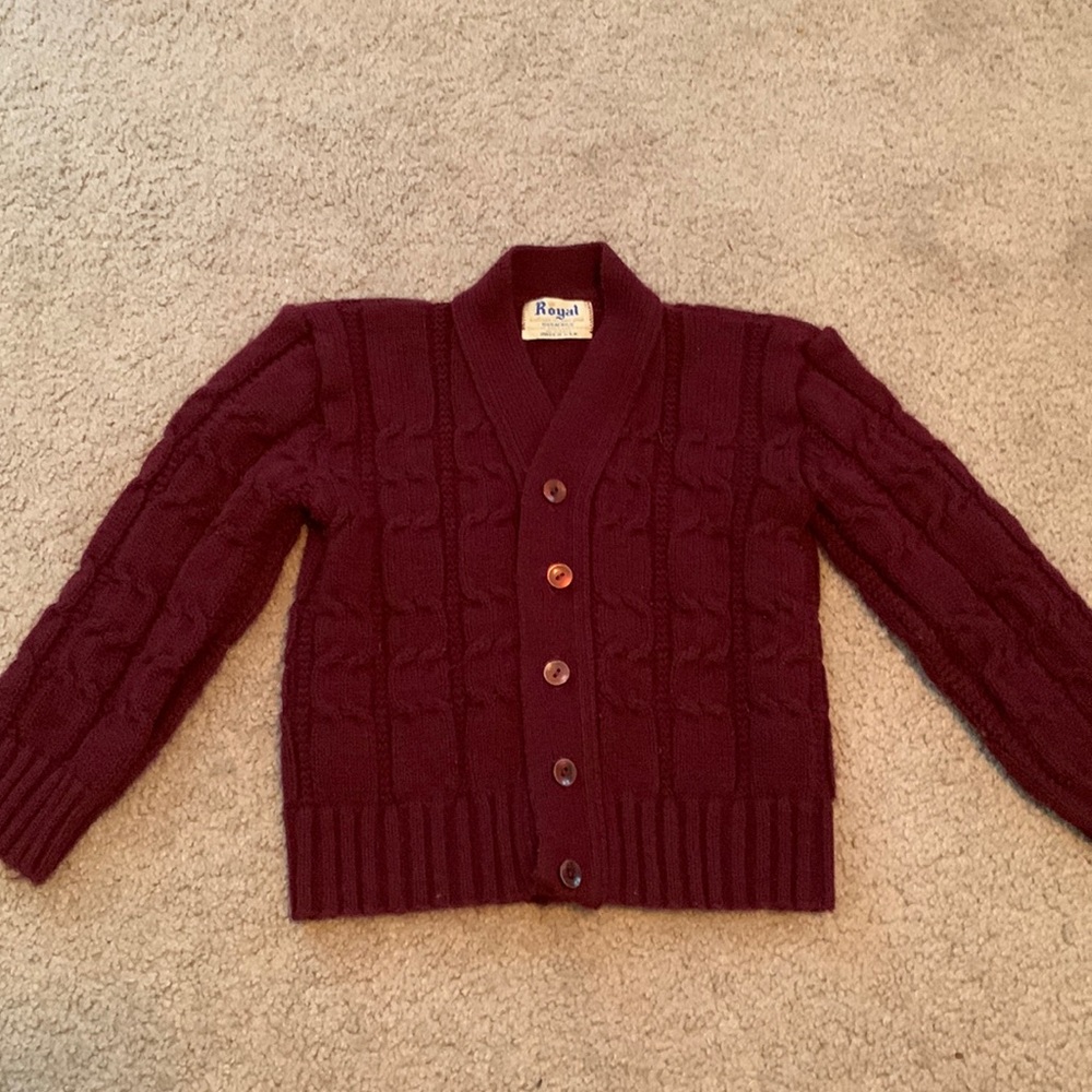 Vintage Sweater Cardigan with buttons